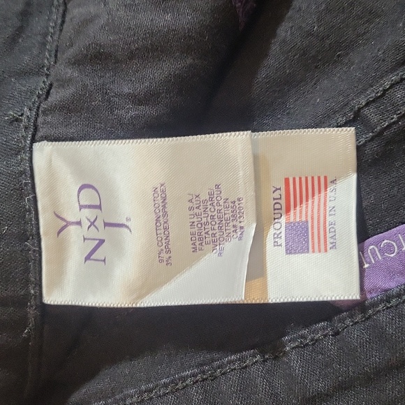 NYDJ Black Lift Tuck Technology P4008 Dark Bootcut Jeans -18P - Picture 6 of 13